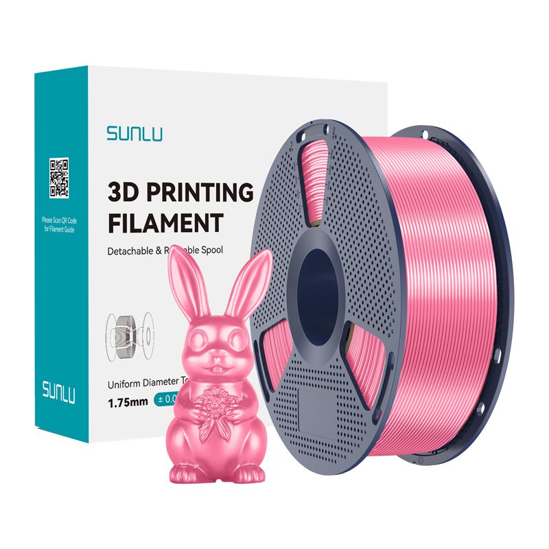 Sunlu PLA Silk Filament (Pink)