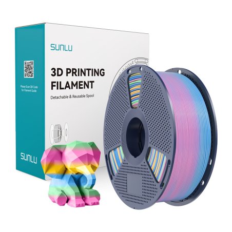 Sunlu PLA Filament (Rainbow) 04