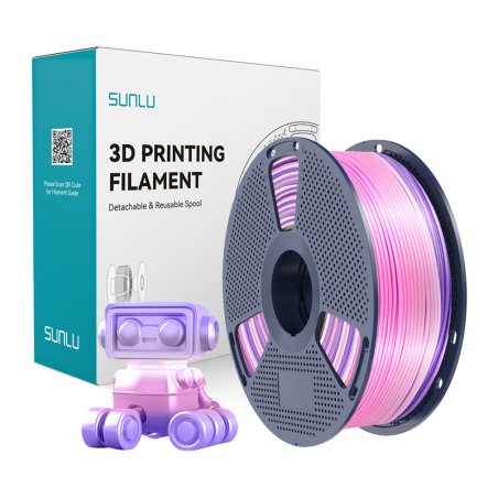 Sunlu PLA Silk Filament (Rainbow) 03