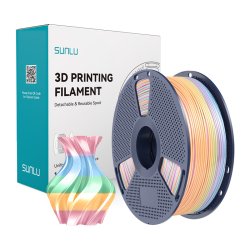 Sunlu PLA Silk Filament (Rainbow) 04