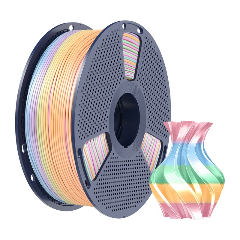 Sunlu PLA Silk Filament (Rainbow) 04