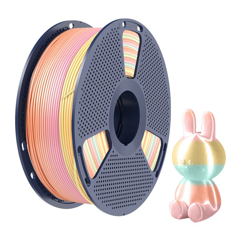 Sunlu PLA Silk Filament (Rainbow) 05
