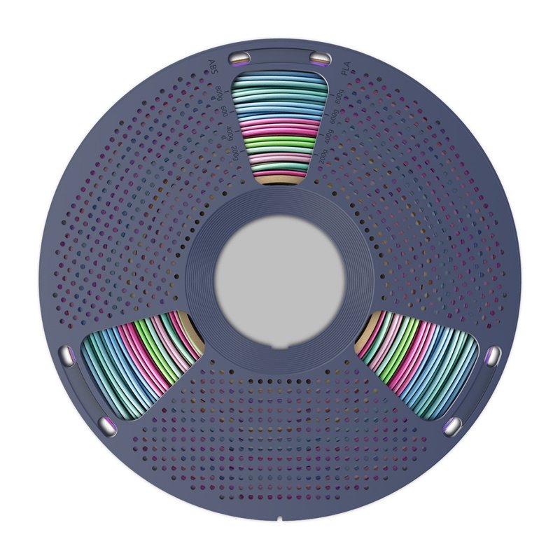 Sunlu PLA Silk Filament (Rainbow) 06