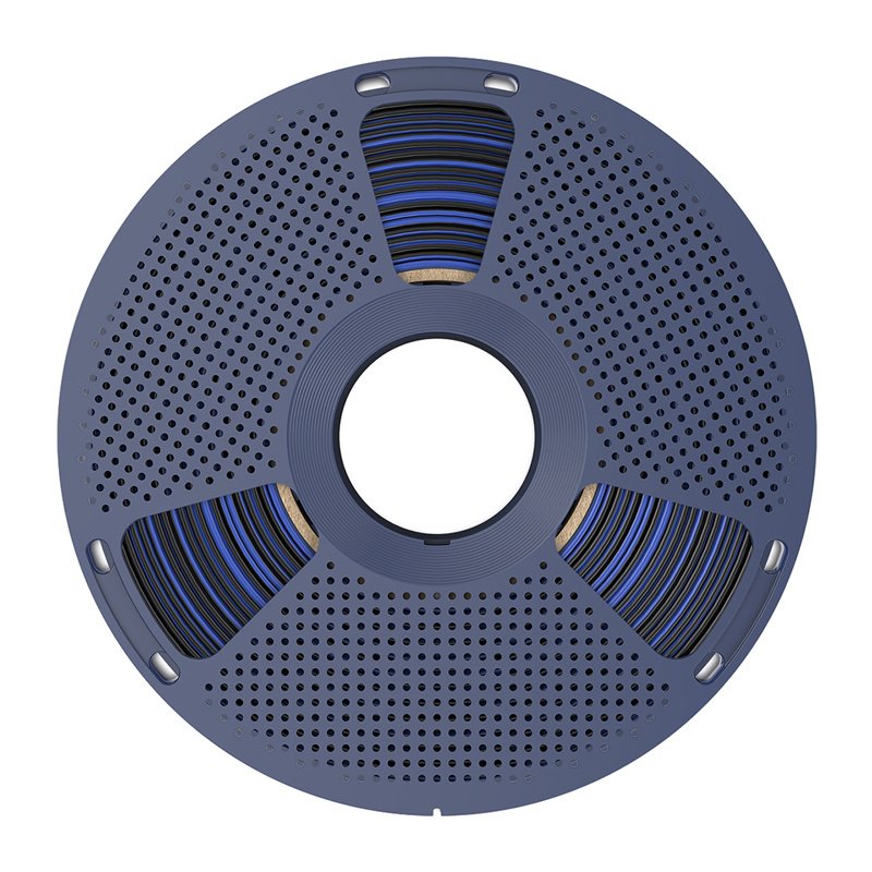 Sunlu PLA Silk Dual Color Filament (Black and Blue)