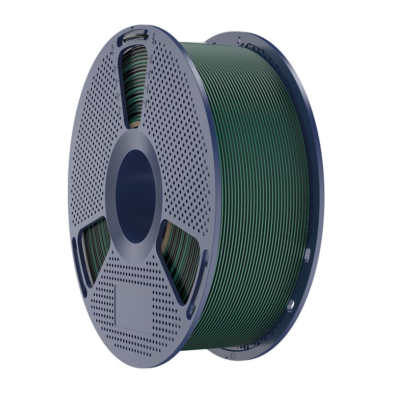 Sunlu PLA Silk Dual Color Filament (Black and Green)