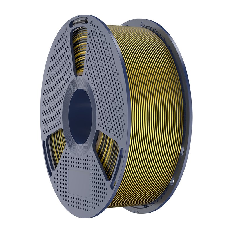 Sunlu PLA Silk Dual Color Filament (Black and Gold)