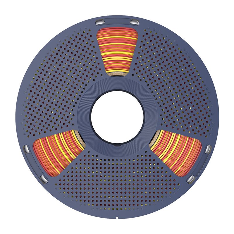 Sunlu PLA Silk Dual Color Filament (Red and Gold)