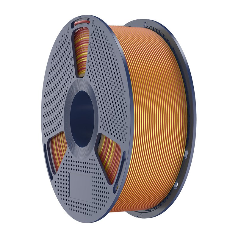 Sunlu PLA Silk Dual Color Filament (Red and Gold)