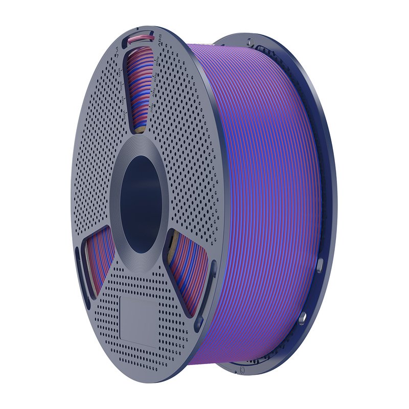 Sunlu PLA Silk Dual Color Filament (Red and Blue)