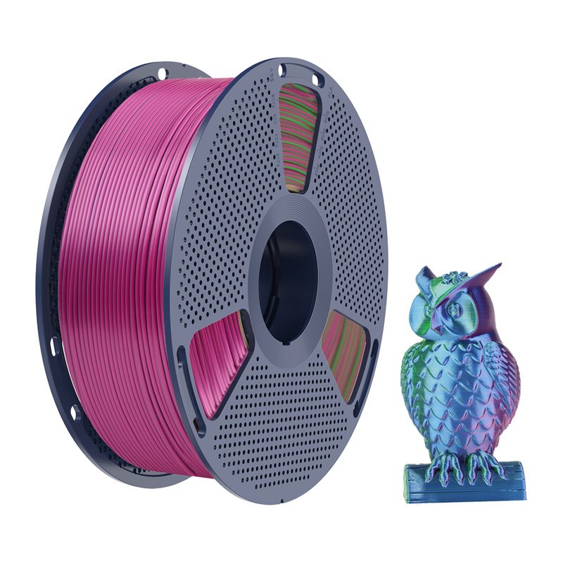 Sunlu PLA Silk Tri-Color Filament (blue-green-purple)