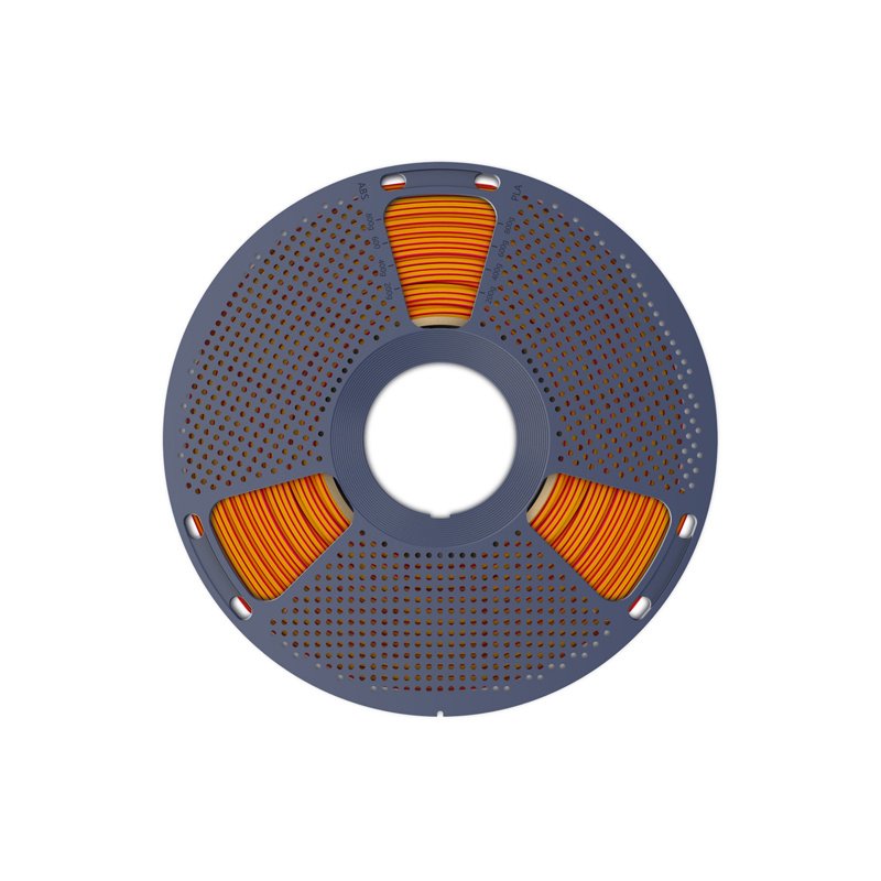 Sunlu PLA Silk Tri-Color Filament (red, yellow, and green)