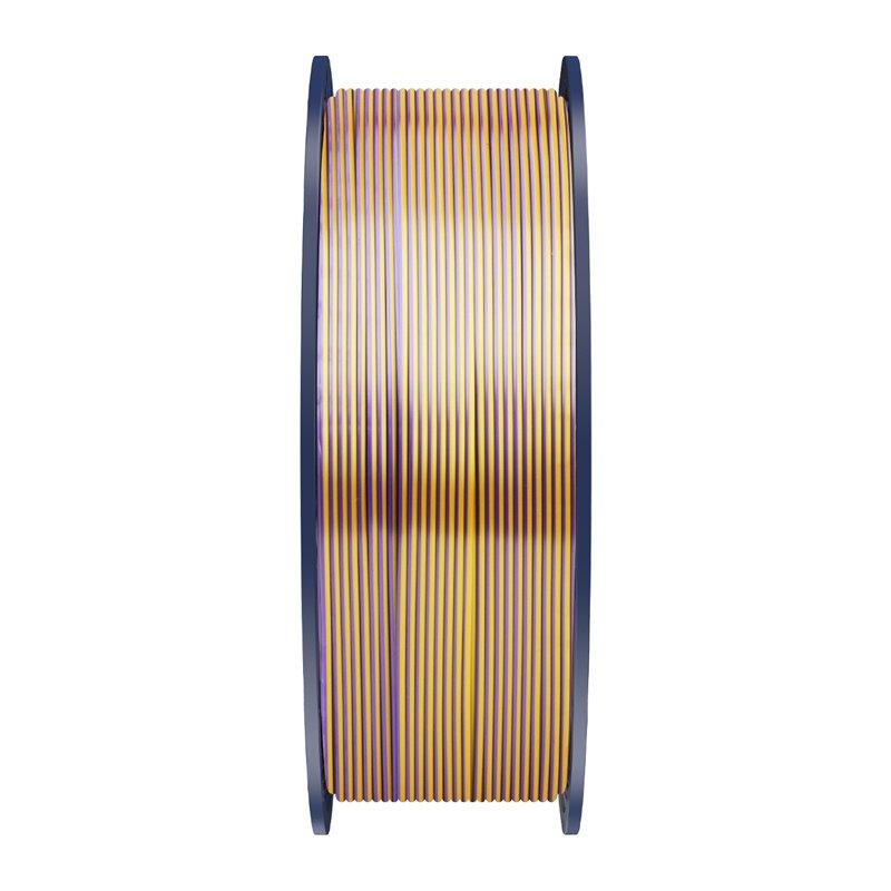 Sunlu PLA Silk Tri-Color Filament (Black, Gold, and Purple)