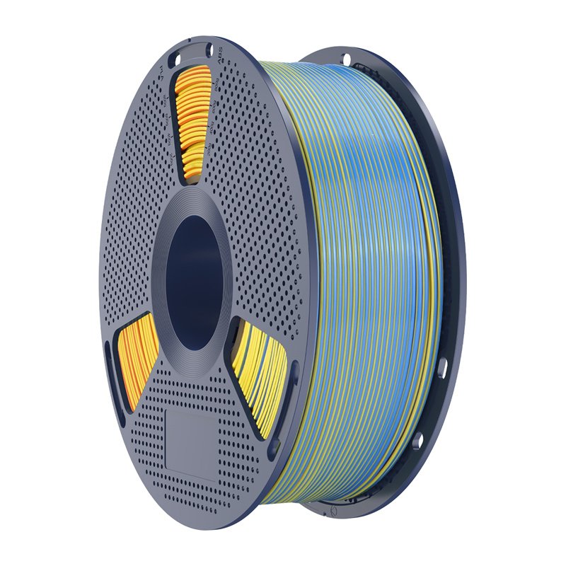 Sunlu PLA Silk Forth-Color Filament (blue-purple-orange-yellow)