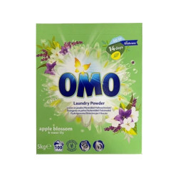 Omo Washing Powder Apple Blossom & Water Lily 5kg 100 Washes