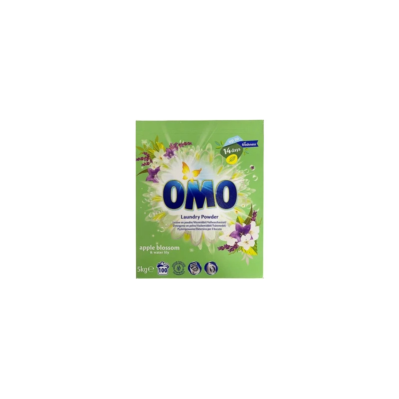 Omo Washing Powder Apple Blossom & Water Lily 5kg 100 Washes