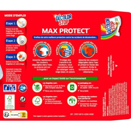 Decolor Stop Max Protect 37 Anti-Fade Wipes
