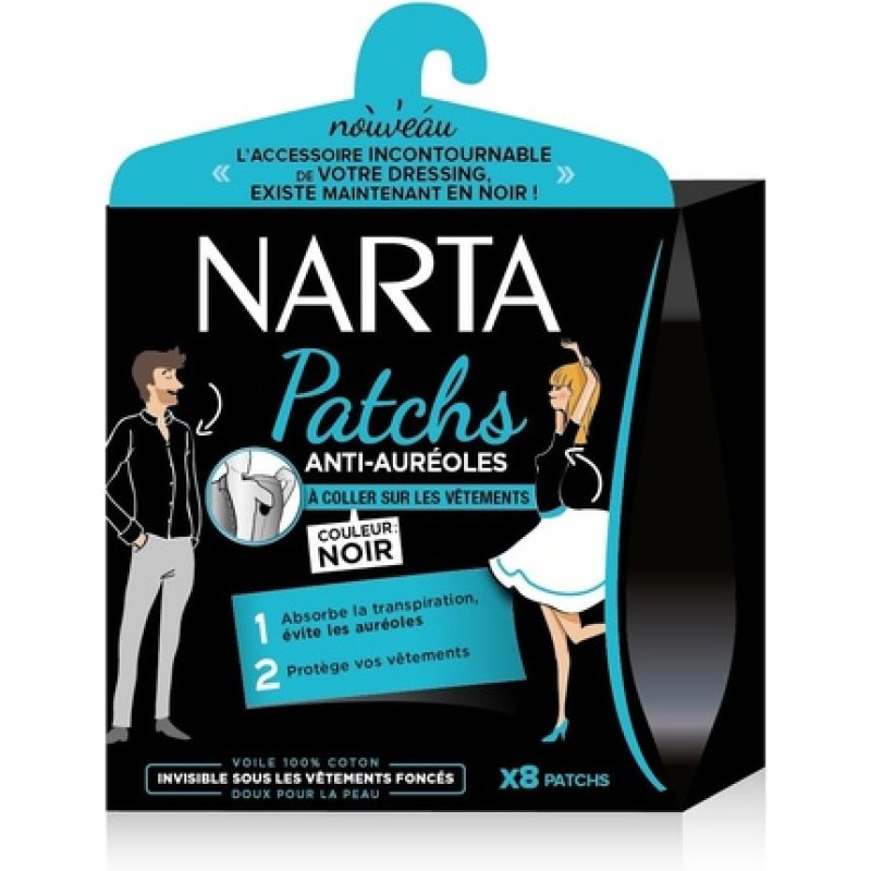 Narta Deodorant Deopatch Stain Prevention Black