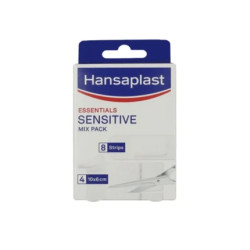 Hansaplast Essentials Sensitive Mix Pack 8 Pieces 4 Pieces