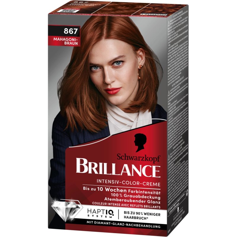 Schwarzkopf Brillance 867 couleur de cheveux Marron
