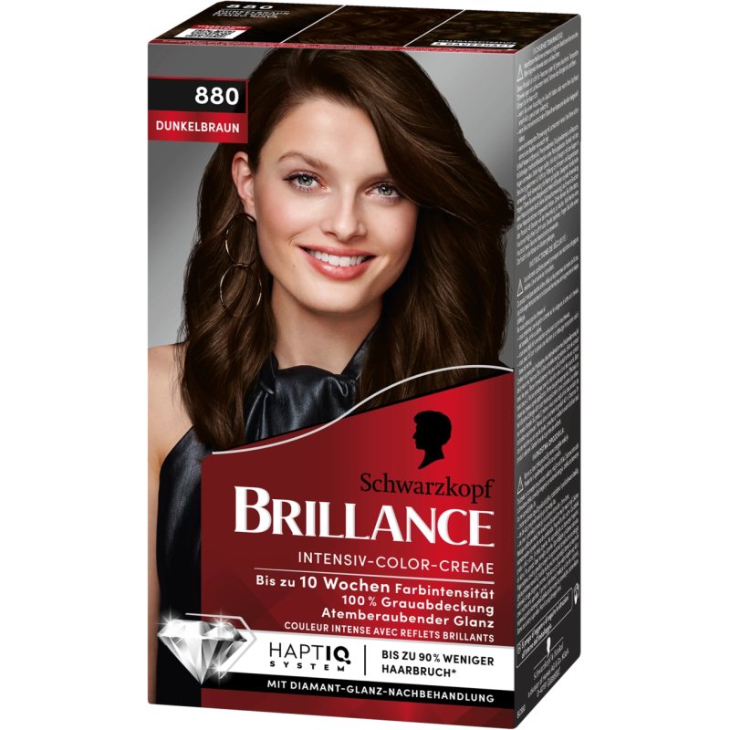 Schwarzkopf Brillance 880 hair colour Brown