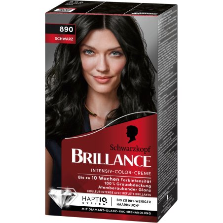 Schwarzkopf Brilliance Intensive Color Cream 890 Black 170 Ml