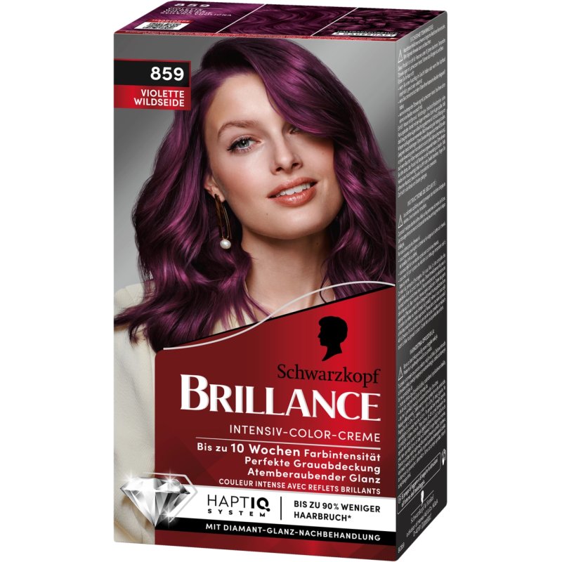 Schwarzkopf Brilliance Intensive Color Cream 859 Violette Wild Silk 170 Ml