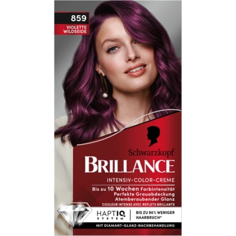 Schwarzkopf Brilliance Intensive Color Cream 859 Violette Wild Silk 170 Ml