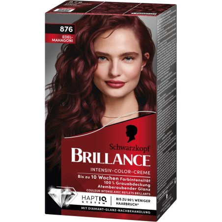 Schwarzkopf Brillance 876 couleur de cheveux Acajou