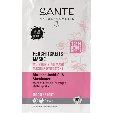 Sante Naturkosmetik 44038 nettoyant pour le visage Masque de nettoyage Femmes 4 ml