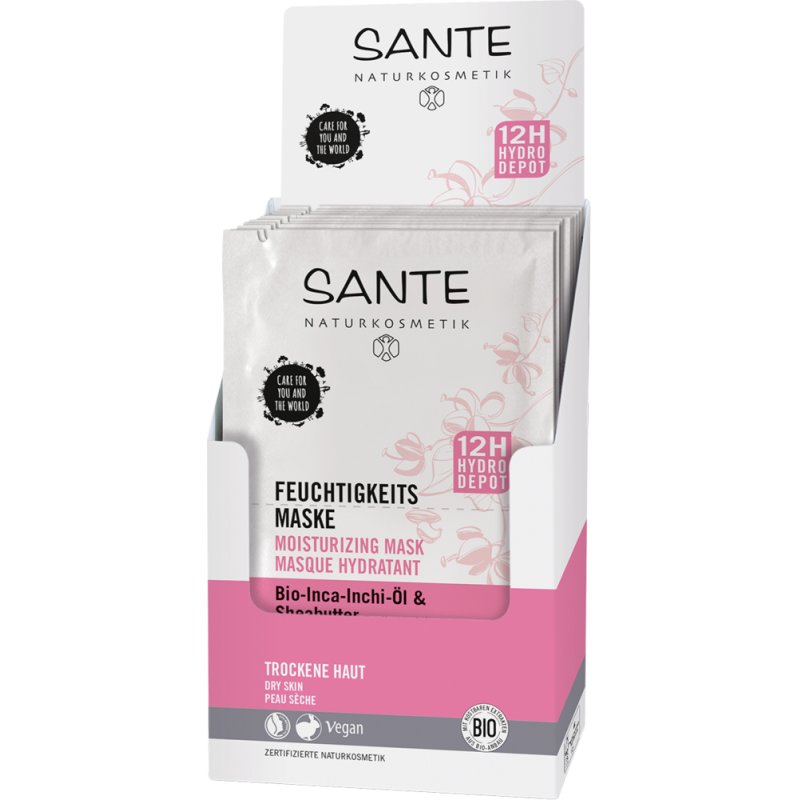 Sante Naturkosmetik 44038 nettoyant pour le visage Masque de nettoyage Femmes 4 ml