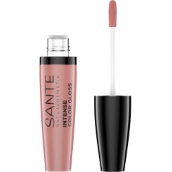 SANTE Naturkosmetik Intense Color Gloss 01 Style-me-nude Lip Gloss with Intensive Color Pigmentation and Moisturizing