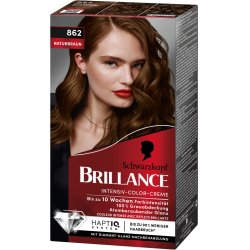Schwarzkopf Brillance 862 Naturbraun couleur de cheveux Marron