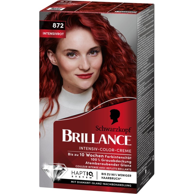 Schwarzkopf Brilliance Intensive Color Cream 872 Intensive Red 170 Ml