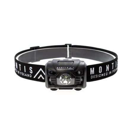 Montis Akumulatorowa latarka nagłowna z sensorem MT001 Noir Lampe frontale LED