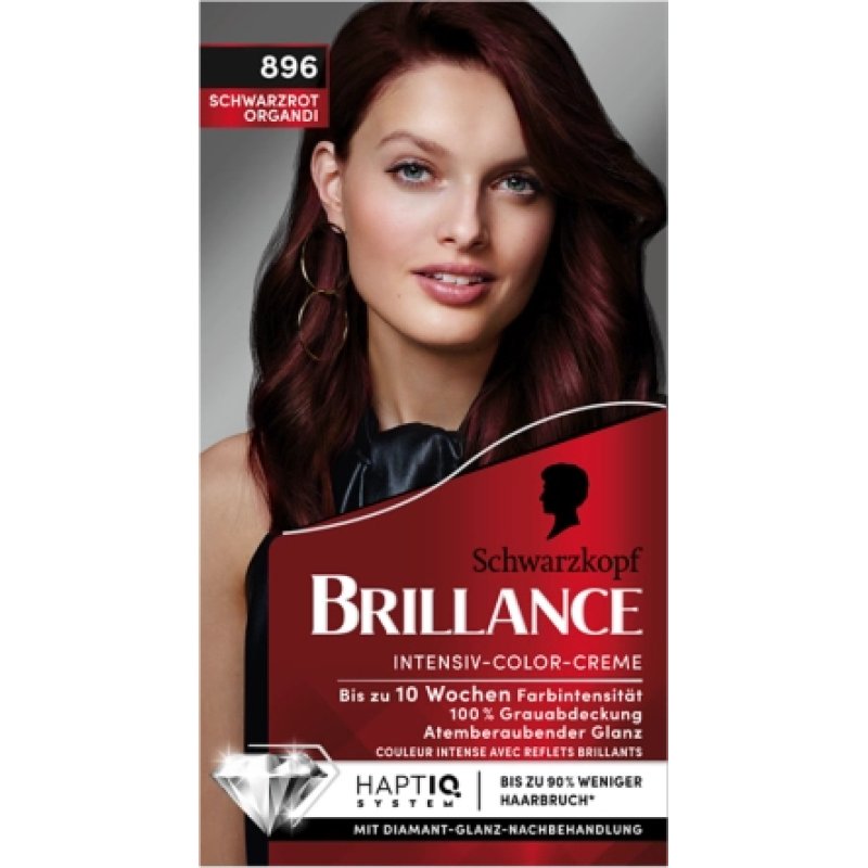 Schwarzkopf Brillance 896 couleur de cheveux Rouge