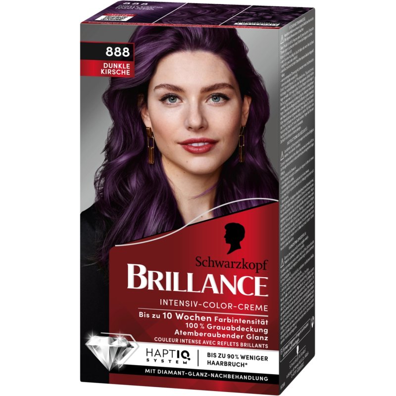 Schwarzkopf Brilliance Intensive Color Cream 888 Dark Cherry 170 Ml