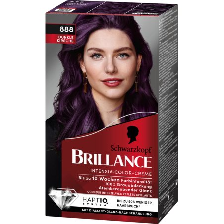 Schwarzkopf Brilliance Intensive Color Cream 888 Dark Cherry 170 Ml