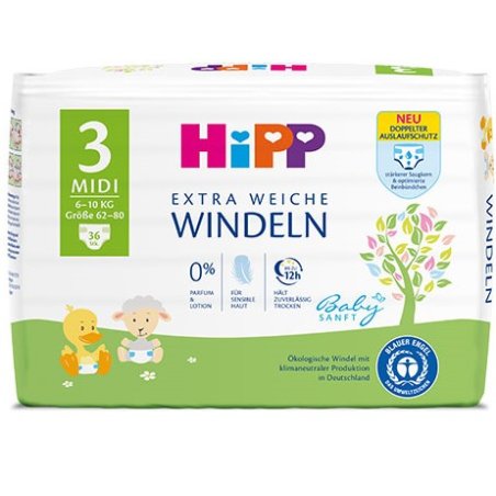 HiPP DA92035 couche jetable Garçon/Fille 3 36 pièce(s)