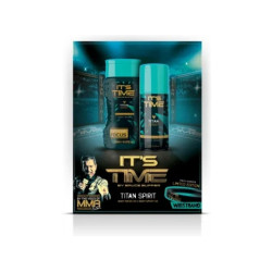 It's Time Giftset Titan Spirit Body Wash Body Spray Wristband