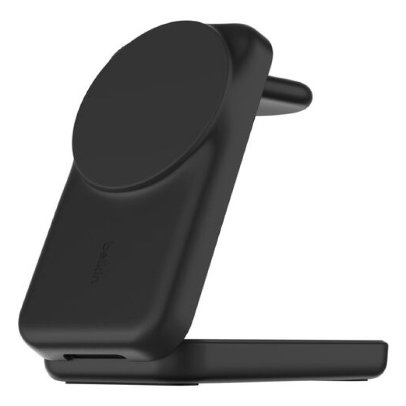 Belkin UltraCharge 25W Qi2 magn. 3-in-1 Lad.klappb.sw. WIZ036kqBK