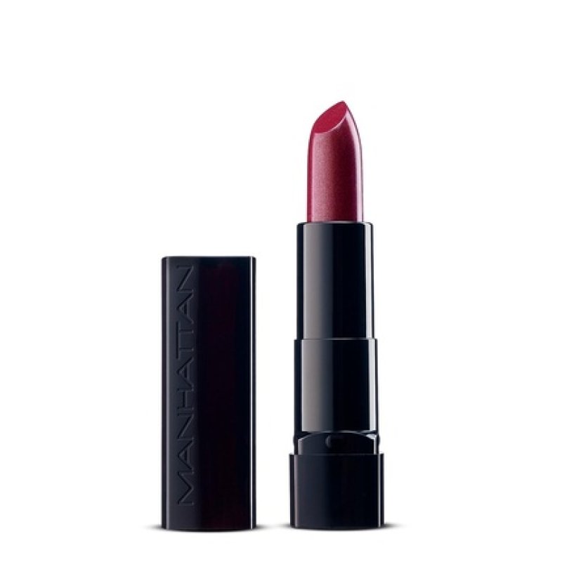 Manhattan All In One Lipstick Shimmering Lipstick for Long-lasting Shine and Intense Color 4.5g Precious Plum 970