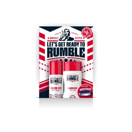Let's Get Ready To Rumble Giftset Knock Out Body Spray Body Wash Wristband
