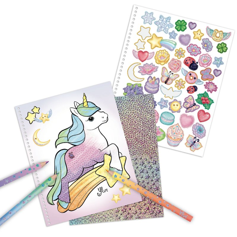 Ylvi - Lucky Dragon Colouring Book (0413797)