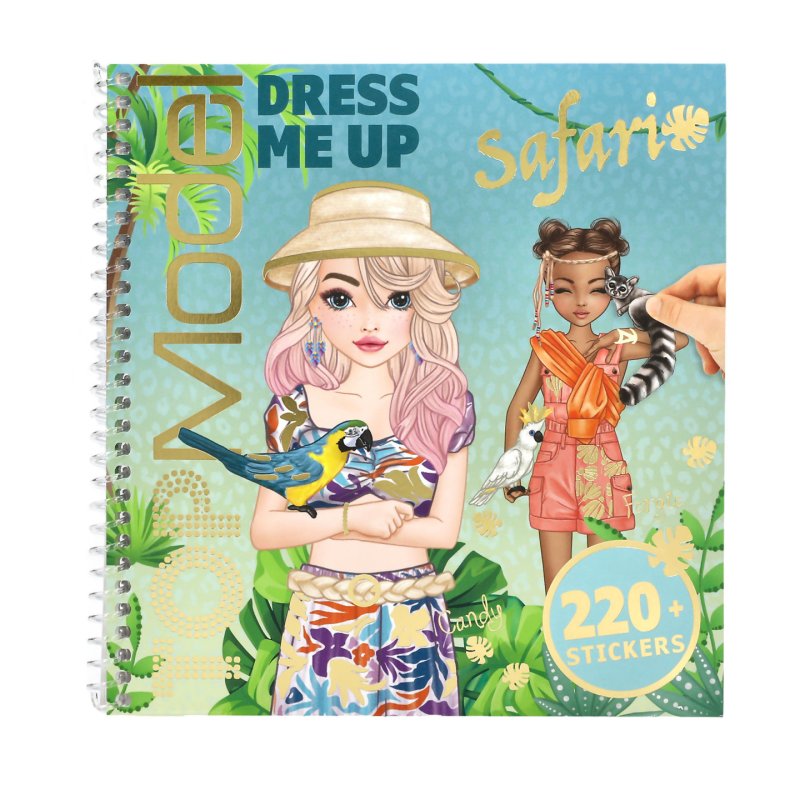 TOPModel Dress Me Up Stickerbook Safari