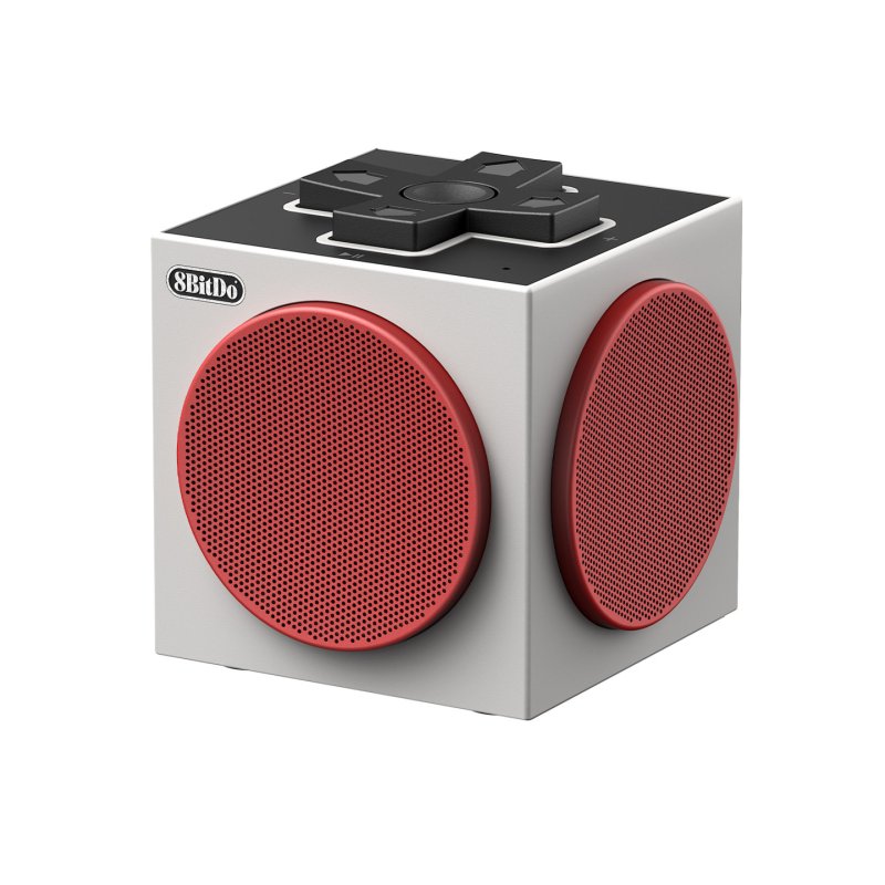 8Bitdo - Retro Cube 2 Speaker N Ed. - Grey - 45.3 x 45.3 x 26 mm