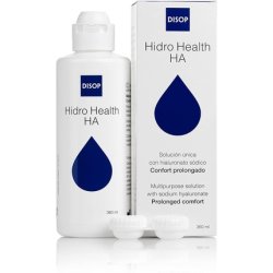 Hidro Health HA Contact Lenses Combination Solution with Hyaluronic Acid for All Soft Lenses