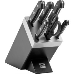 Self-Sharpening SelfSharpening Knife Block Set 7pcs black Schwarz 36133-210-0 361332100 (36133-210-0)