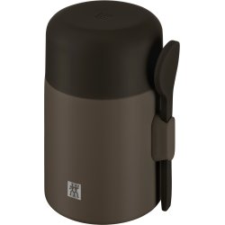 Zwilling - Thermo Plus Food Jar - Chocolate Grey - 600 ml
