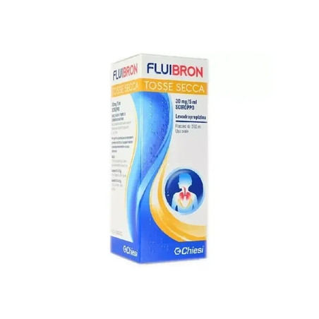Chiesi Fluibron Dry Cough Syrup 30 Mg5 Ml Levodropropizine 200 Ml