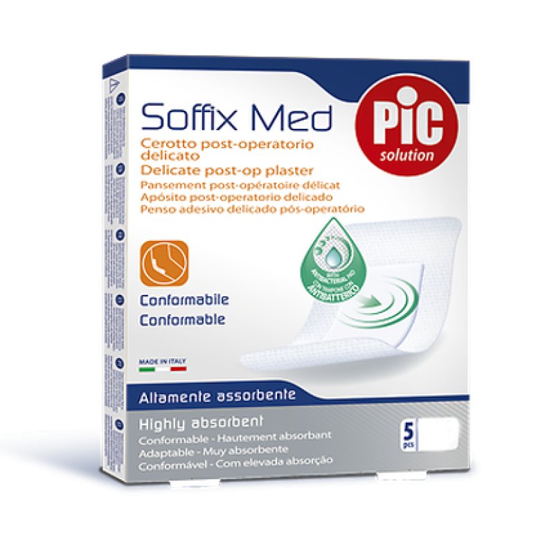 Pic Soffix Med Sterile Plasters 25x10cm - Pack of 3